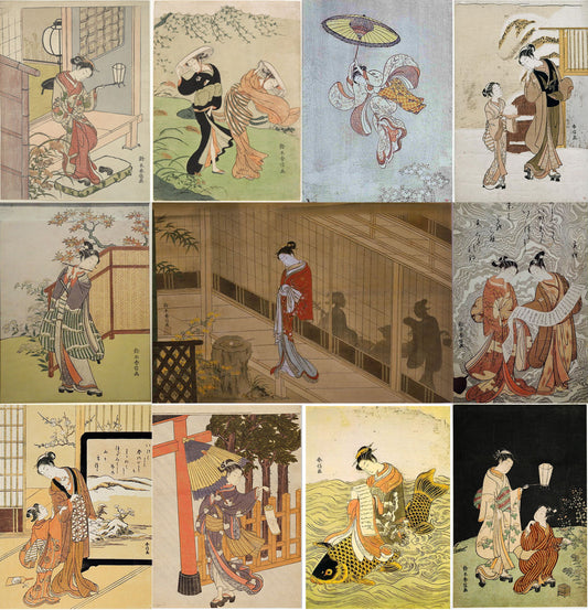 Suzuki Harunobu: A Master of Japanese Ukiyo-e Woodblock Printing