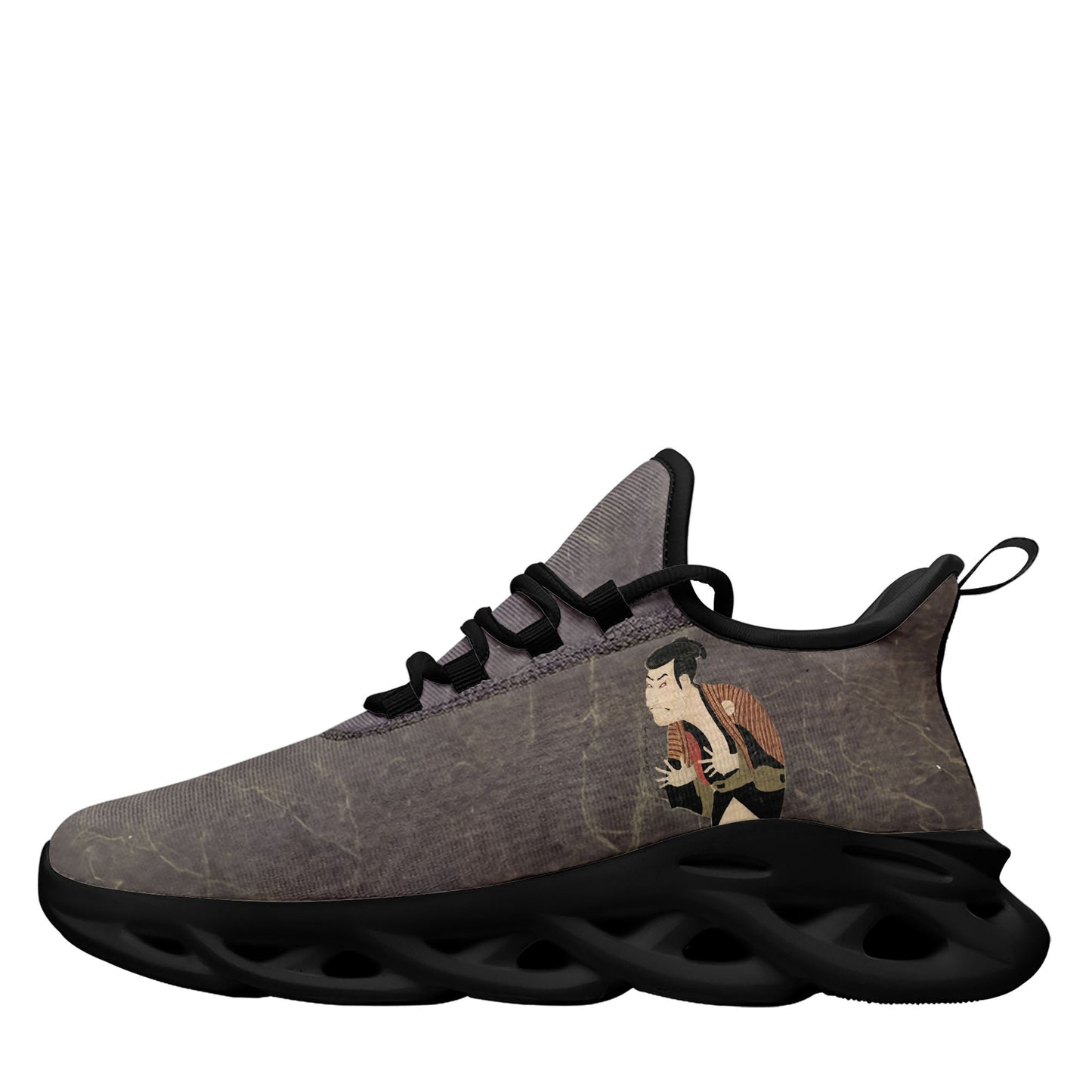 custom printed max sowl shoes ukiyo-e the slave edo soldier of otani oniji iii sneakers 2