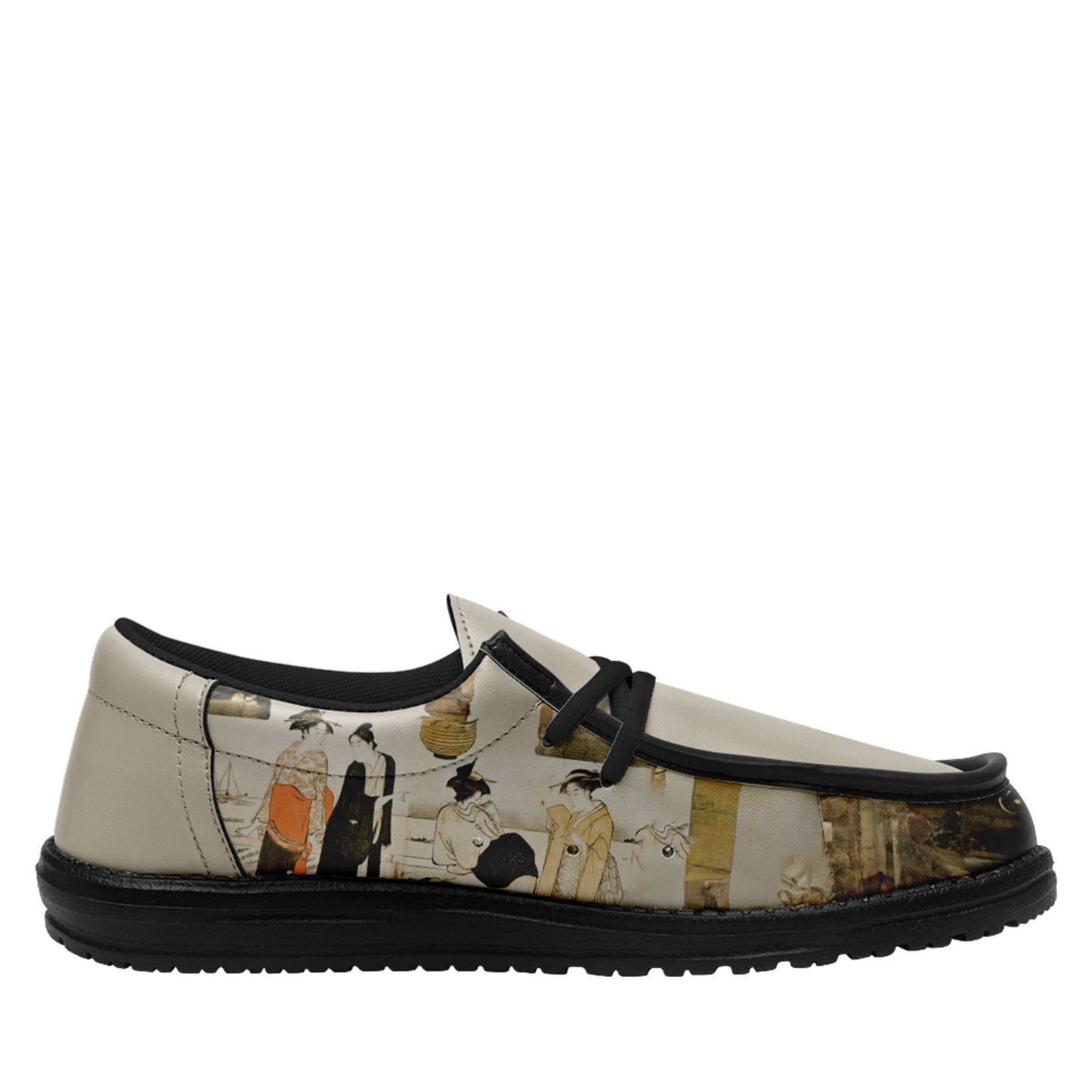 customize printed yo bro shoes ukiyo-e matchmaking by president kiyonaga torii casual shoes black shoelace 3